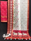 MG 364 Gold Linen Non Catalog Printed Sarees Wholesale Market In Surat